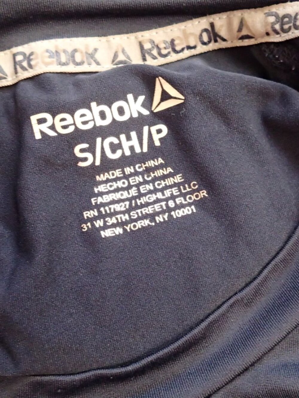 Reebok Navy Blue Men's Shirt Sizse Small - Picture 3 of 3